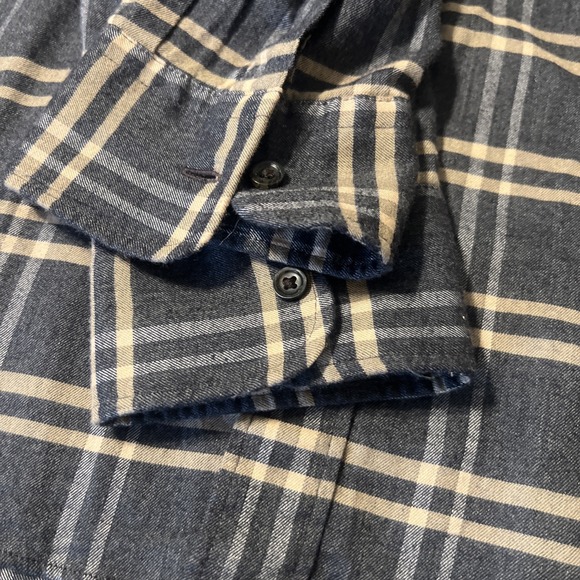 Faherty The All Time Plaid Lightweight Flannel Button Up Shirt Men's Size XL - Picture 4 of 10